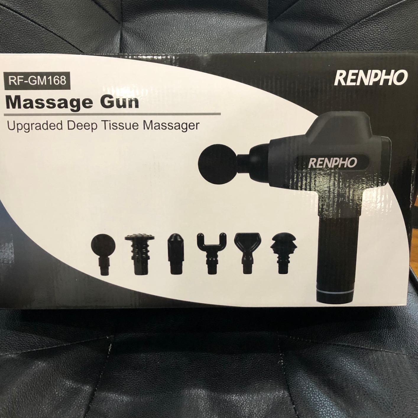 RENPHO Active+ Massage Gun, App-Controlled Guided Courses, Bluetooth customer photo 1