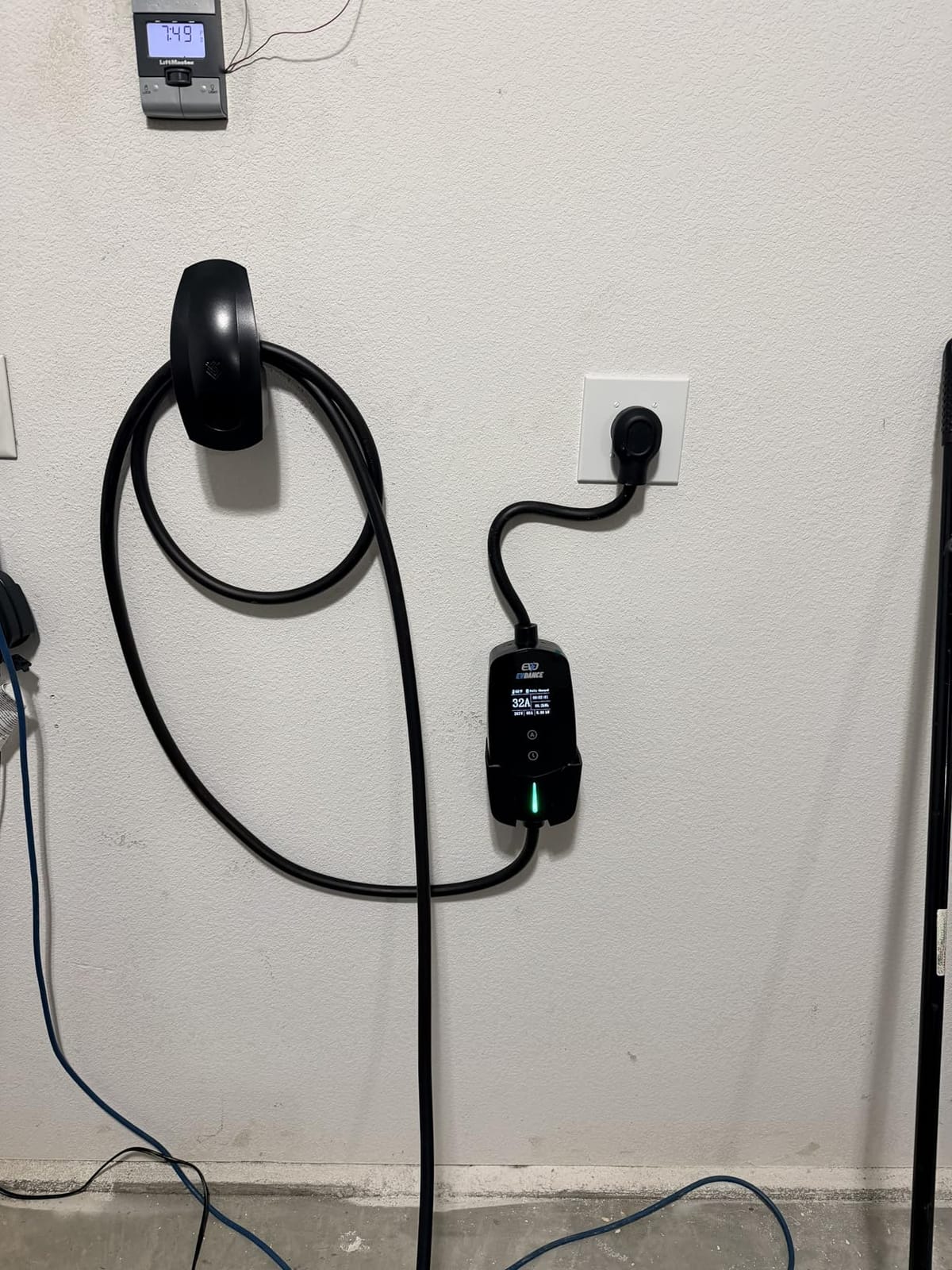 EVDANCE Level 2 EV Charger for Tesla, 40A / 9.6kW Fast Home EV Charging Station with NEMA 14-50 Plug, 25FT Cable, Adjustable Current & Delay Timer, Compatible with All Tesla Model 3/Y/S/X (NACS Plug) customer photo 1