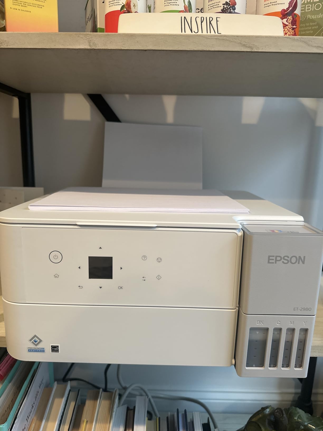 Epson EcoTank ET-2980 Wireless Color All-in-One Supertank Printer - Black customer photo 2