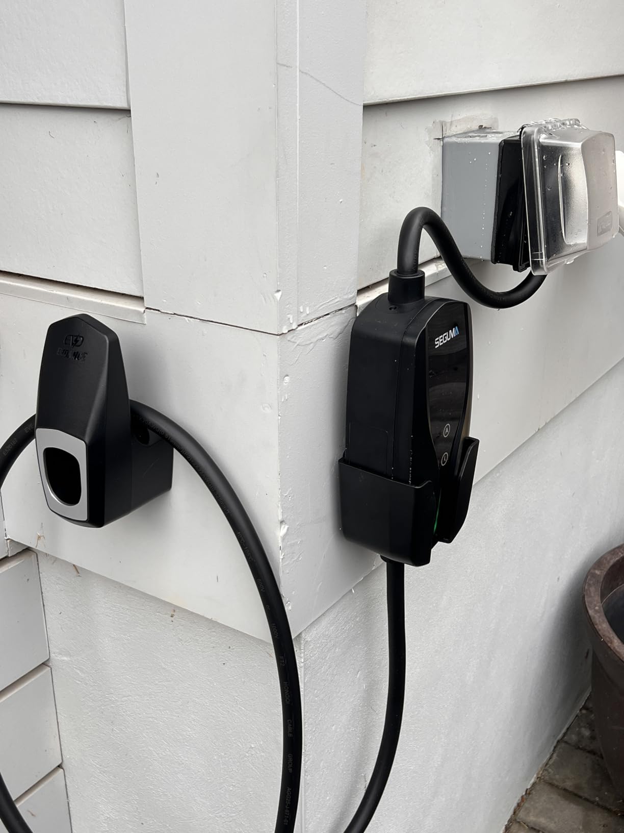 SEGUMA Level 2 EV Charger for Tesla, 40A/9.6kW NACS Charger w/NEMA 14-50 customer photo 1