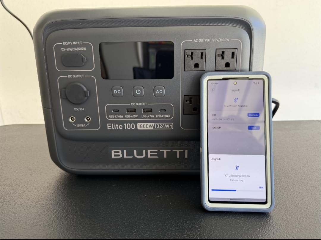 BLUETTI Elite 100 V2 Portable Power Station for Camping 1024Wh 1800W customer photo 1