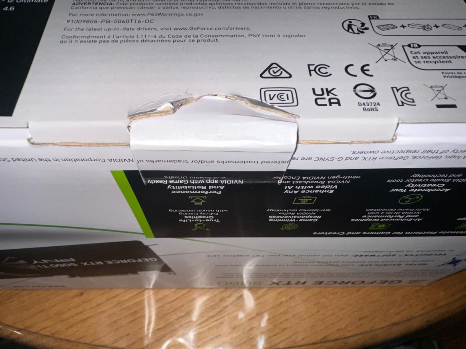 PNY NVIDIA GeForce RTX 5060 Ti 16GB OC Dual-Fan Graphics Card customer photo 1