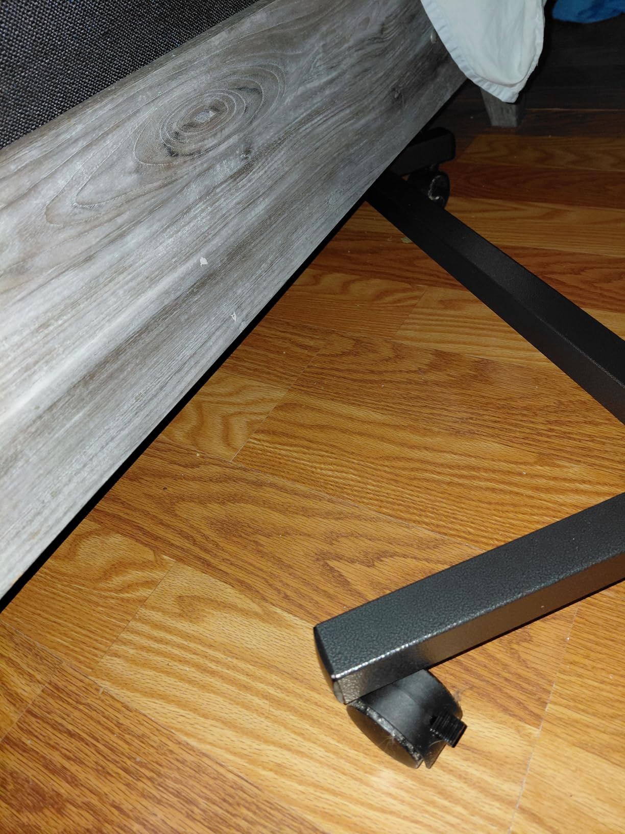 DR. DUNLEY Adjustable Overbed Table on Wheels - Height Adjustable from 30