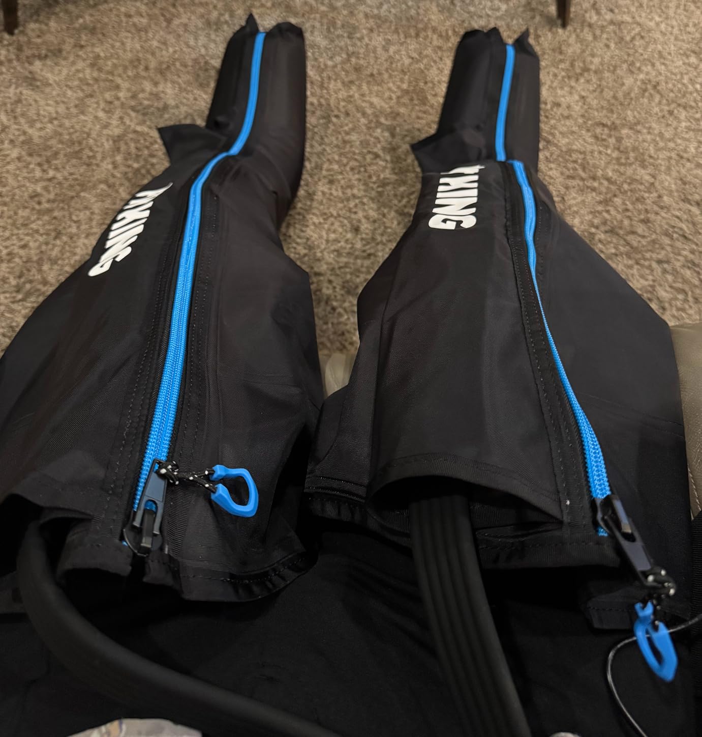 FIT KING Pro Leg Massager Athlete Compression Recovery Boots Cordless M customer photo 2