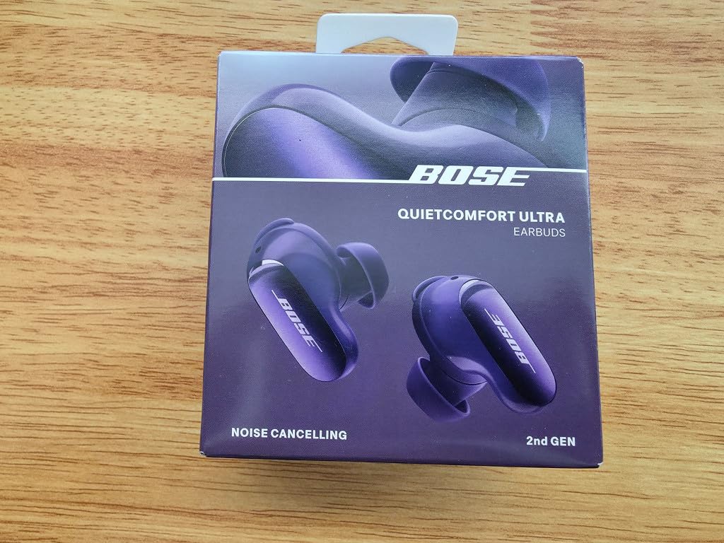 Bose QuietComfort Ultra Earbuds (2nd Gen) - Wireless Noise Cancelling Earbuds with Mic, Immersive Audio, USB-C Charging, Up to 6 Hours Battery, IPX4 Rating, Deep Plum - Limited Edition Color customer photo 2
