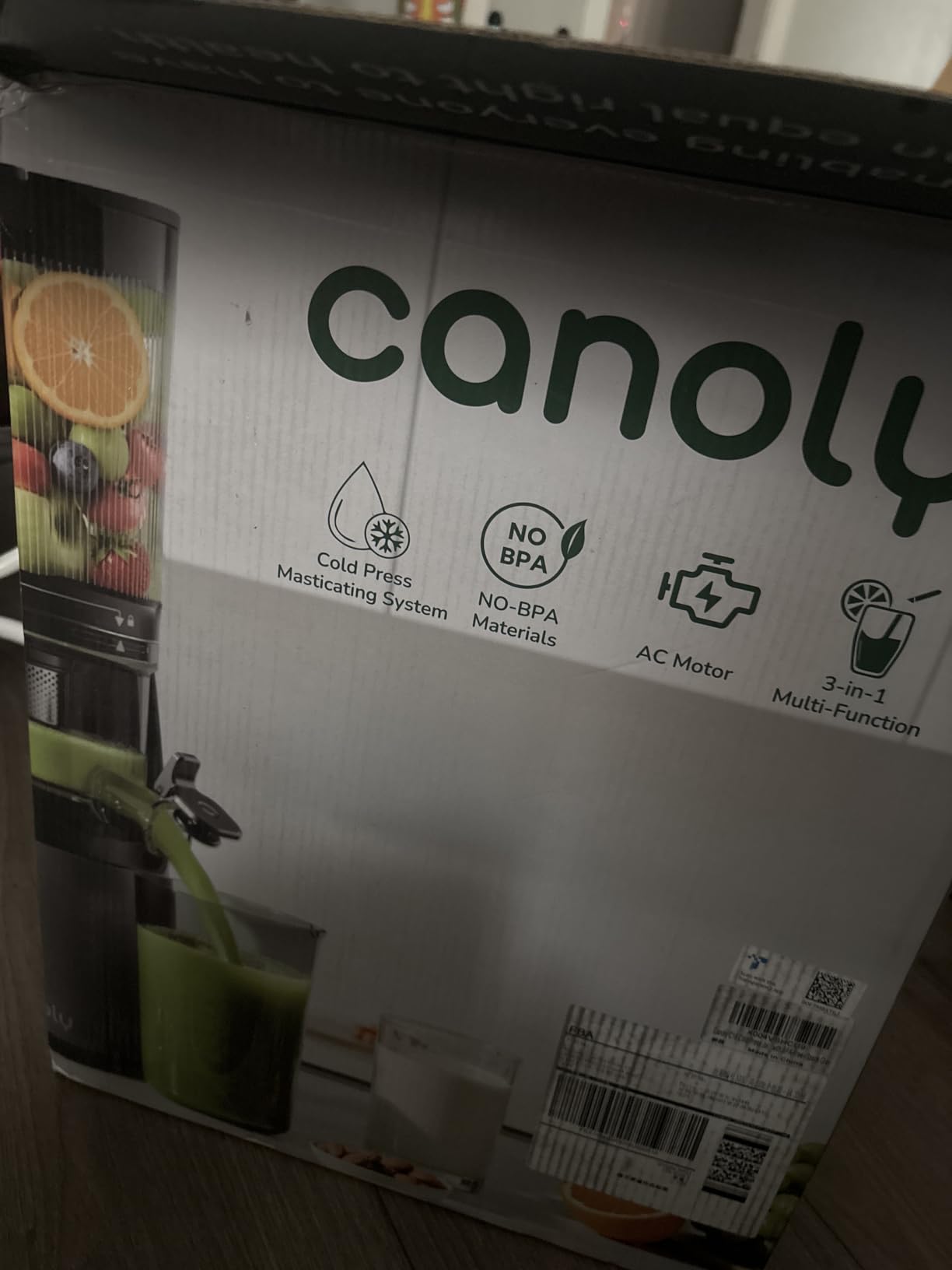Canoly 3-in-1 Cold Press Juicer C16, Makes Juice & Sorbet & Nut Milk customer photo 2