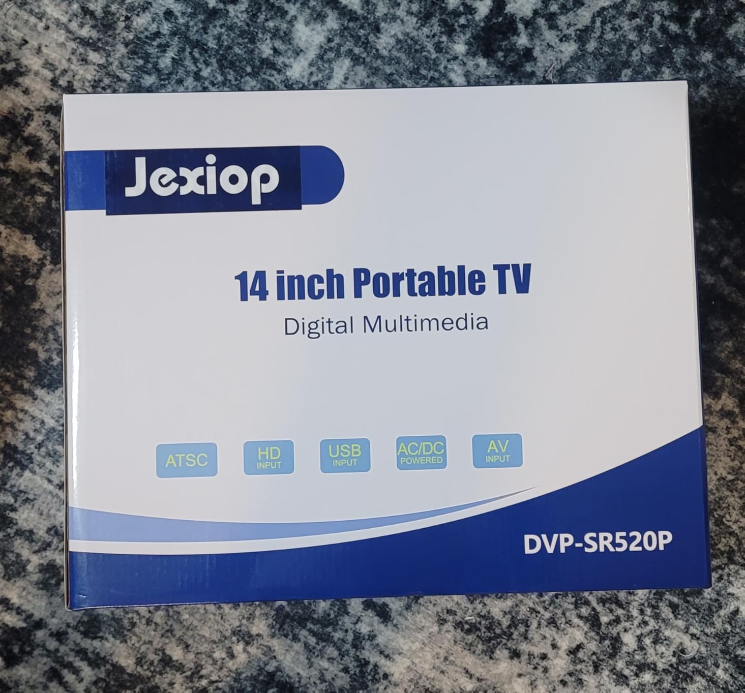 Jexiop 14 Inch LED HD TV,Portable Small Television with HDMI Input,Built-in Digital Tuner/HDMI/USB/DC-12IN-Supports Wall-Mounted-for Bedroom,Kitchen,RV - Includes Remote Control(Black) customer photo 1