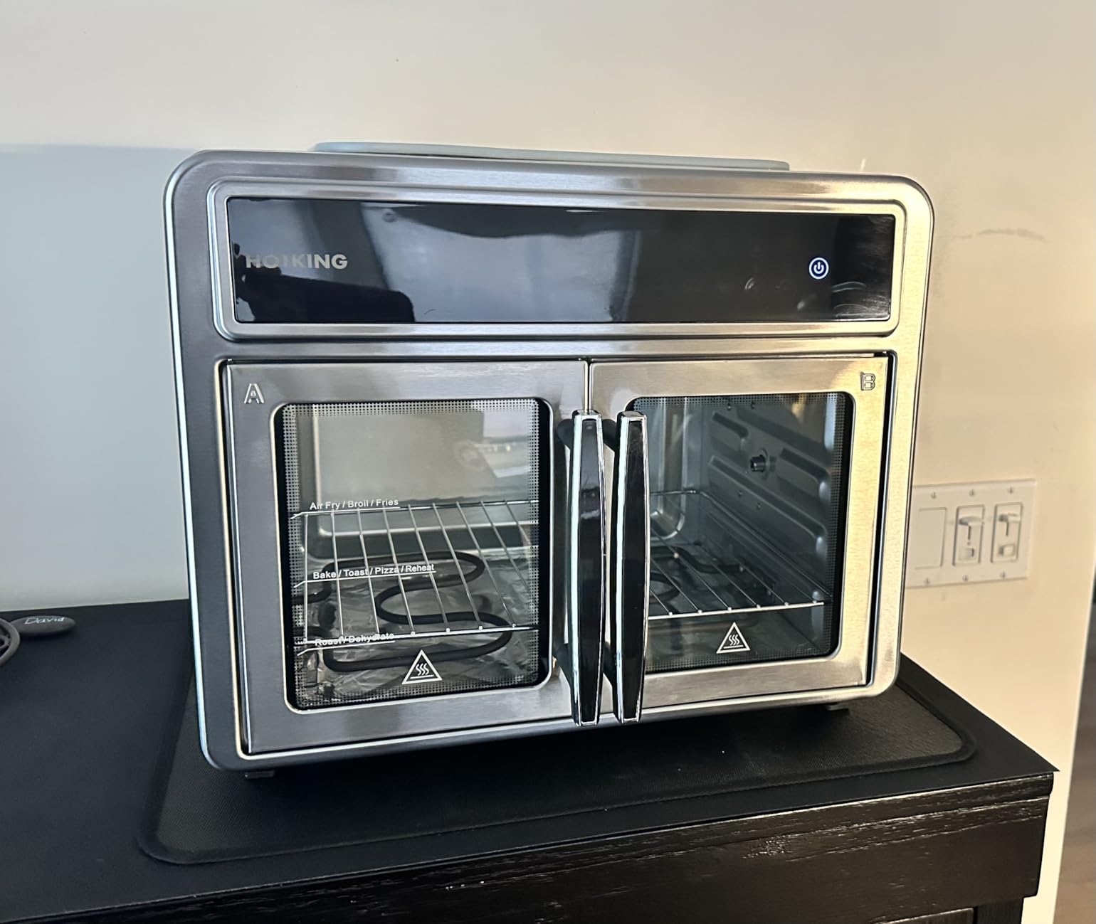 HotKing Dual-Zone Air Fryer Toaster Oven Combo, 28 QT XL Convection Oven customer photo 1