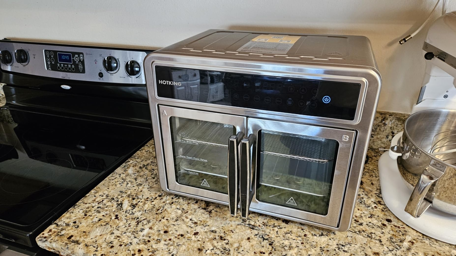 HotKing Dual-Zone Air Fryer Toaster Oven Combo, 28 QT XL Convection Oven customer photo 2