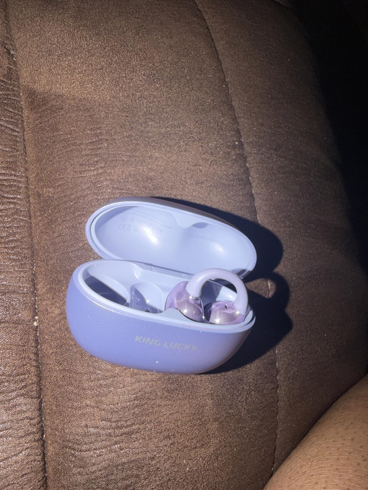 Kinglucky Clip-On Earbuds Gen 3, Open-Ear Wireless Bluetooth 6.0 Headphones with Mic, Secure Fit for Small Ears & Glasses Wearers, 50H Playtime, ENC, IPX5 Waterproof Sport Ear Buds (Pink) customer photo 2