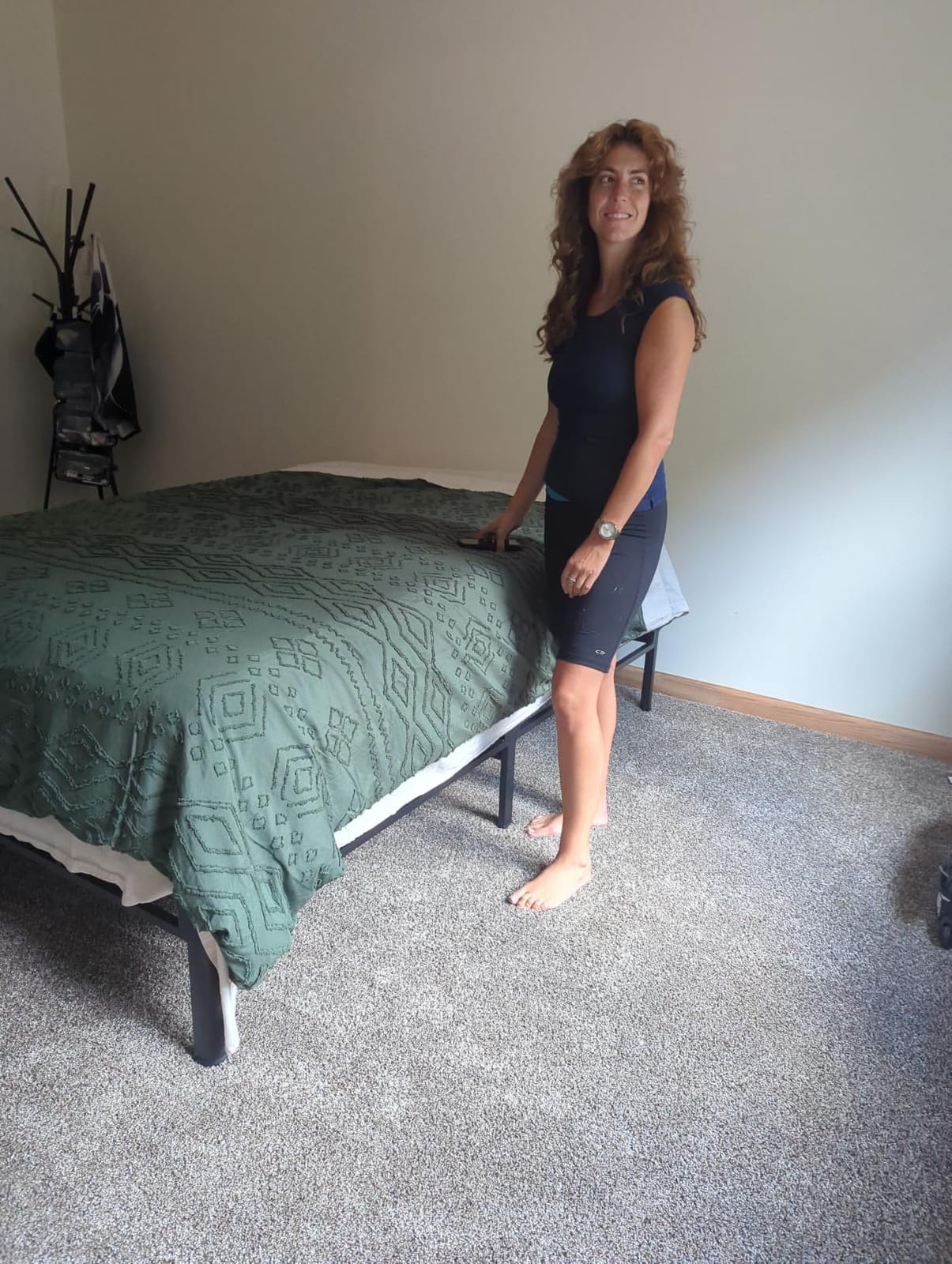 NKZ Queen Size Metal Platform Bed Frame, 24 Inch Dual-Layer Heavy Duty Base | 2-in-1 Base, 4000LBS Load Capacity, Noise-Free, Round Corner Legs, 4 Mattress Stoppers, Easy Assembly, No Box Spring need customer photo 1
