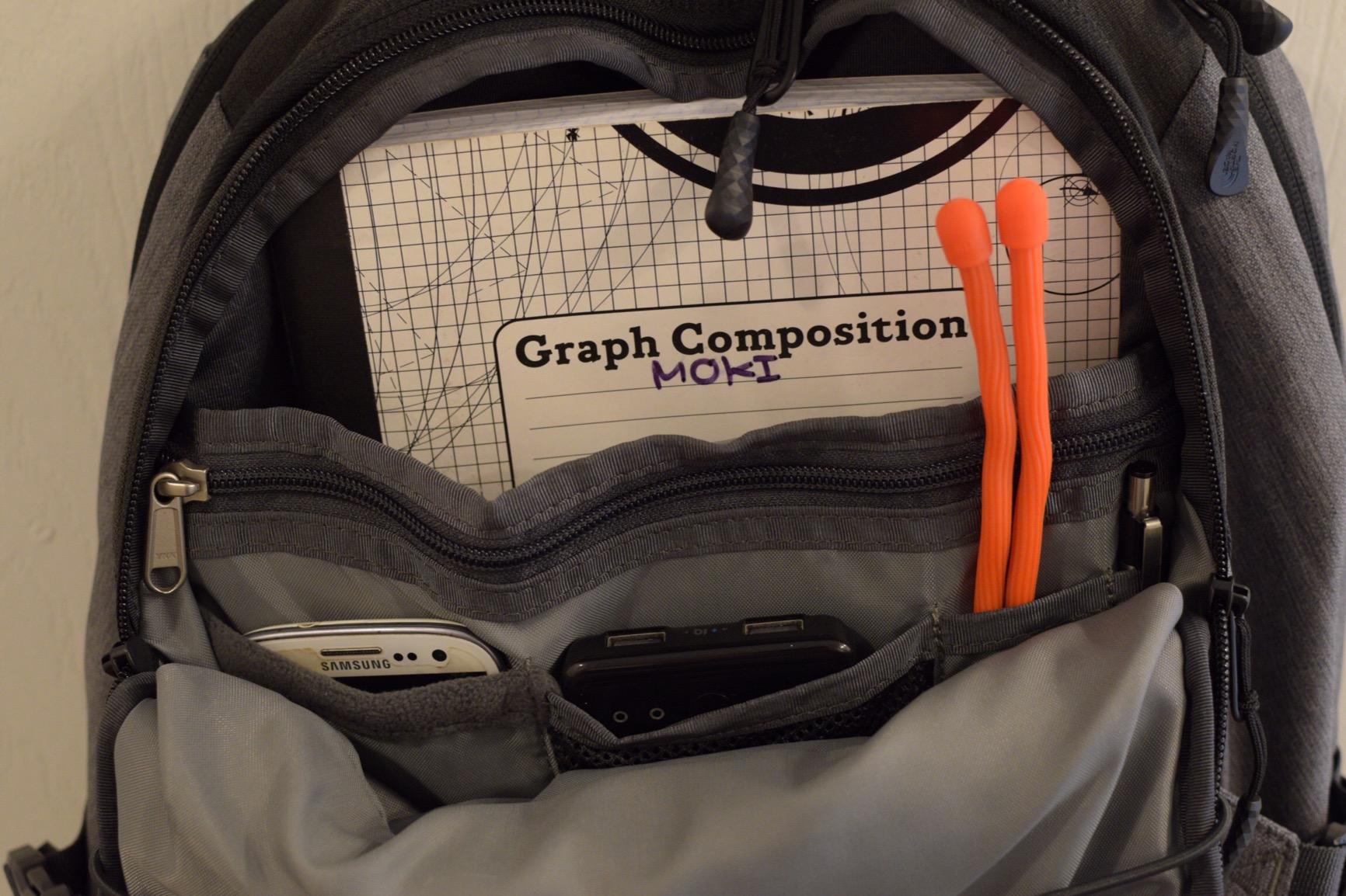 The North Face Borealis Commuter Laptop Backpack, Granite Gy/Dust Org, OSFA customer photo 1