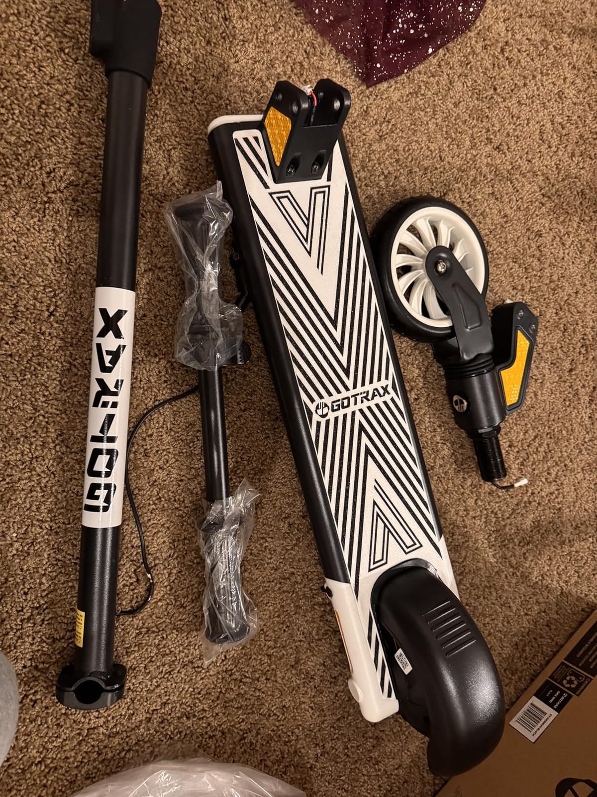 Gotrax Electric Scooter for Kids 6-12, Max 3.75 Mile & 7.5Mph,Thumb Control customer photo 1