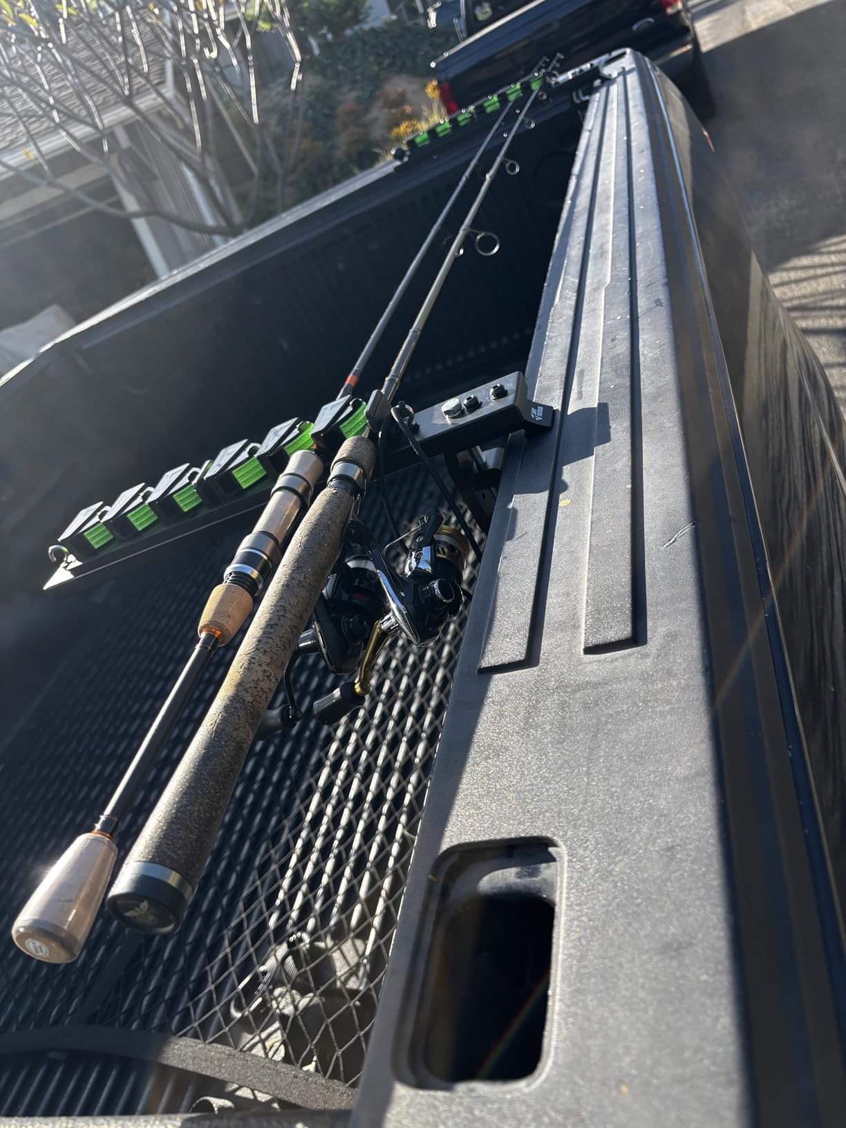 JOYTUTUS Truck Bed Fishing Rod Holder, 6-Rod Capacity customer photo 2