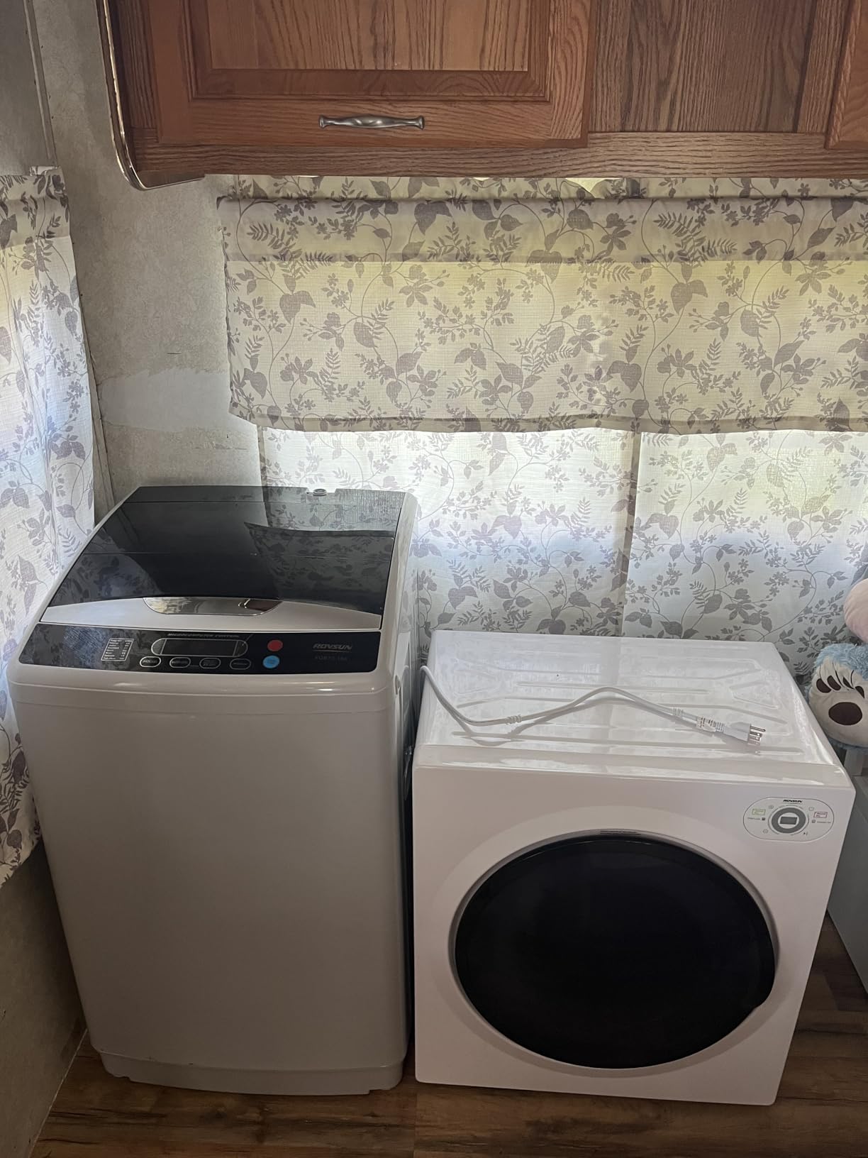 ROVSUN 25LBS Full Automatic Washing Machine and 2.6CuFt Portable Clothes Dryer Set, Electric Laundry Washer and Dryer Combo Set with Stainless Steel Inner Tub, for Apartment, Dorms, Home customer photo 1