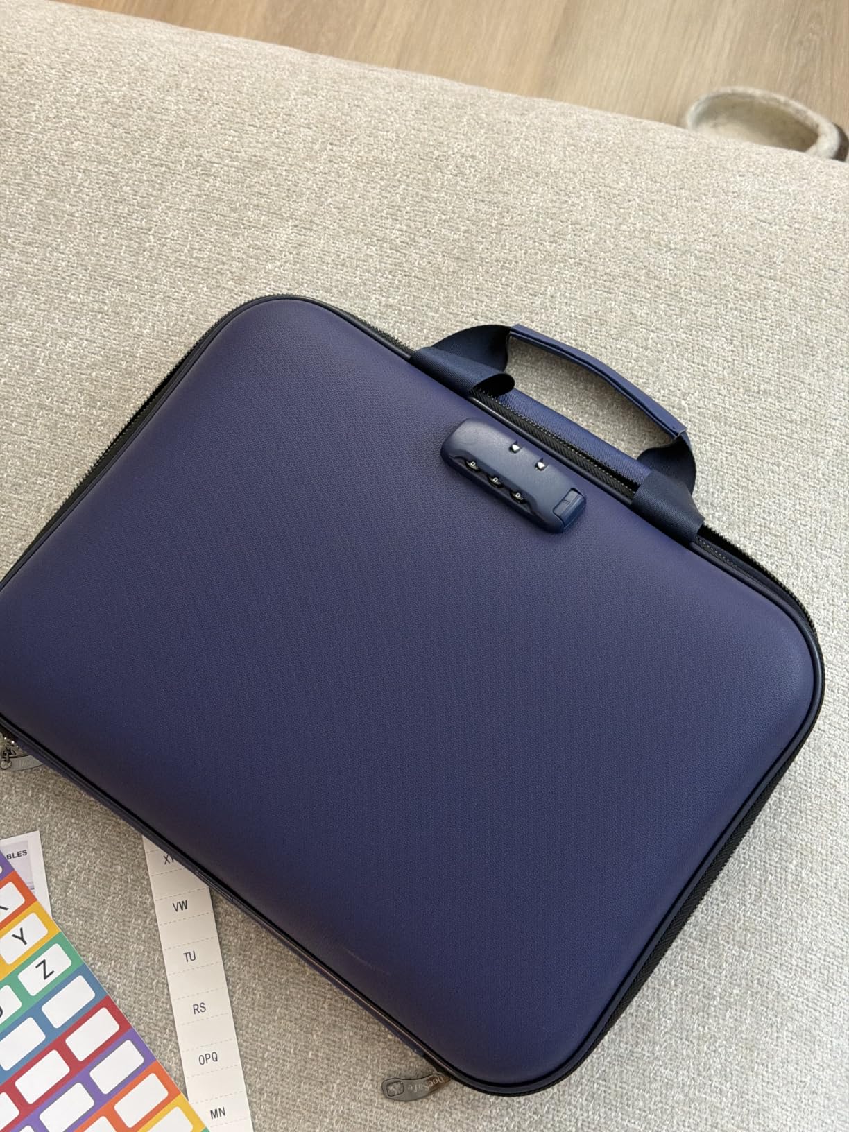 DocSafe Fireproof Document Box Hard Case with Lock ＆ Accordion File Folder customer photo 1