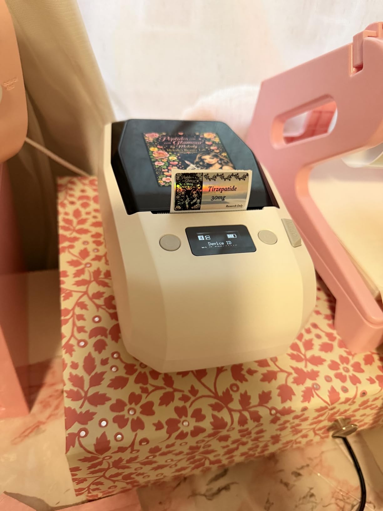 NIIMBOT M2 Label Maker with Tape 2Inch Thermal Transfer Label Printer, Blue | Support Color Ribbon Printing 300DPI Bluetooth Sticker Printer for Office Small Business Lab Cable Use customer photo 2