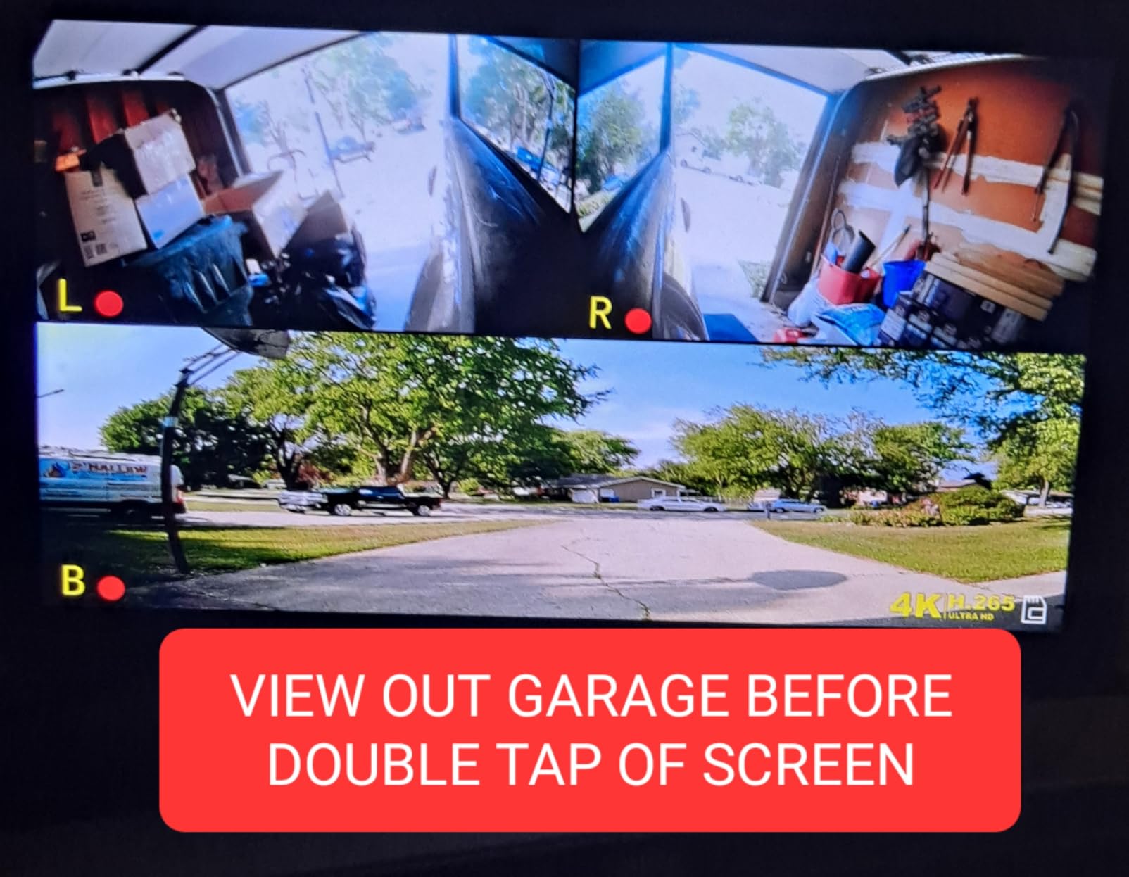 6 Channel Backup Camera System,1080P Rearview Camera with Carplay & Android Auto,GPS Navigation, Touchable 11 inch Monitor & Loop Recording DVR car Stereo, for RV/Truck/Trailer Pickup,128GB Card customer photo 2
