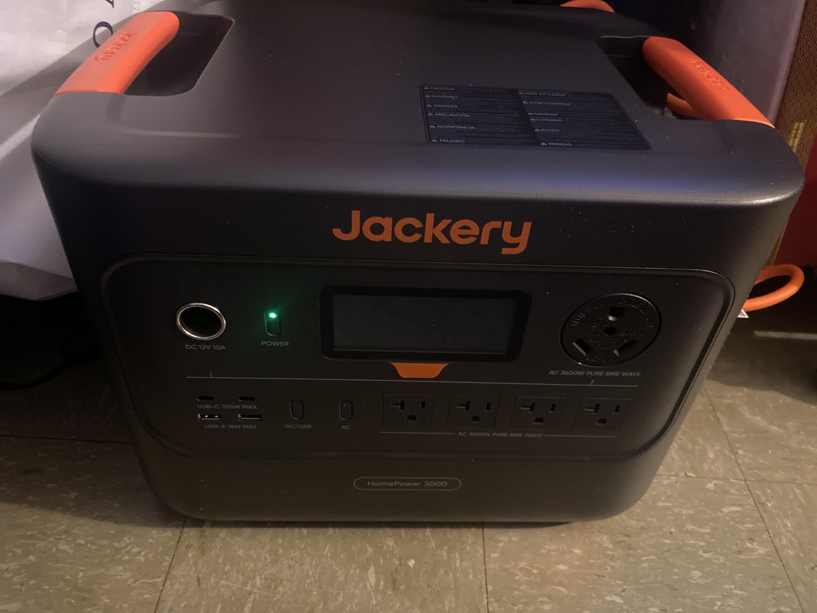 Jackery HomePower 3000 Portable Power Station, 3072Wh, 3600W AC Output customer photo 1