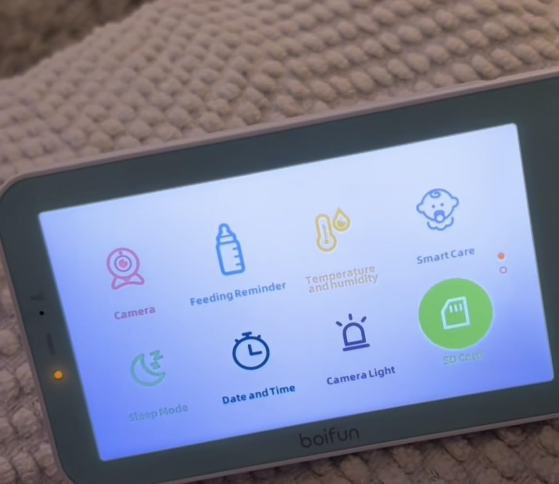 BOIFUN 2K WiFi Baby Monitor with Phone App, 5