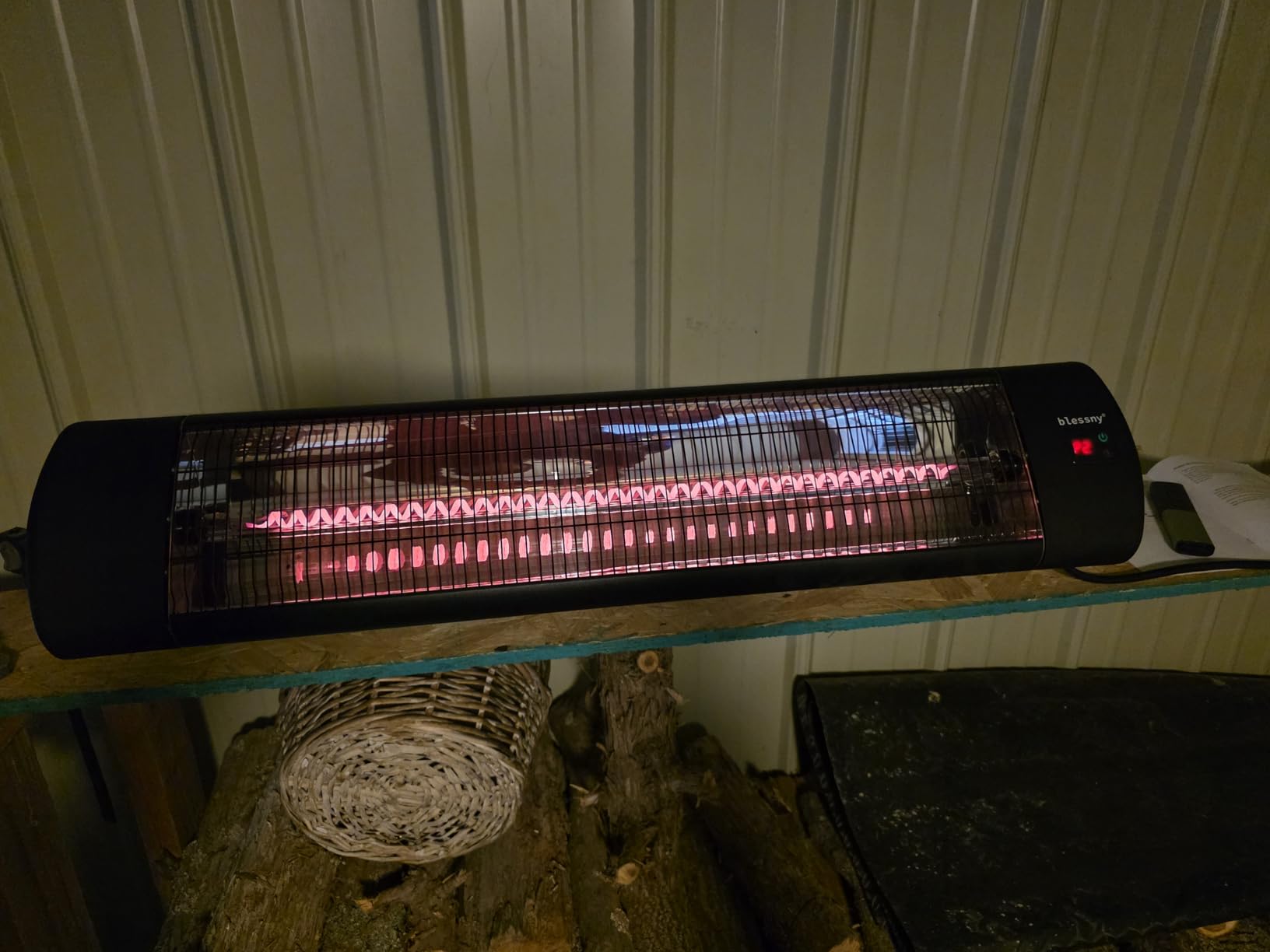 blessny 1500W Wall Mounted Electric Heater for Outdoor Patio & Garage customer photo 1