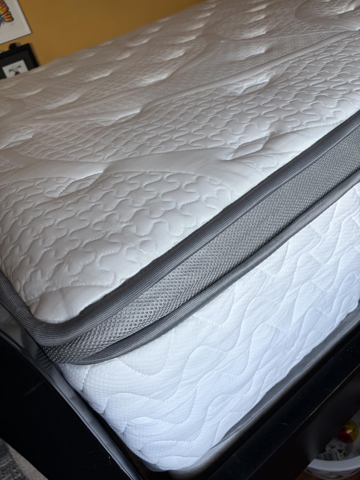 SLEEP100 King Mattress, 14 Inch 5-Zone Deep Sleep Firm Mattress with Extra Lumbar & Shoulder Support, Hotel Collection Hybrid Mattresses, Fiberglass Free & No Odor - 365 Nights Trial customer photo 1