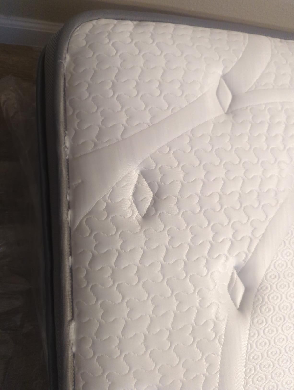 SLEEP100 King Mattress, 14 Inch 5-Zone Deep Sleep Firm Mattress with Extra Lumbar & Shoulder Support, Hotel Collection Hybrid Mattresses, Fiberglass Free & No Odor - 365 Nights Trial customer photo 2