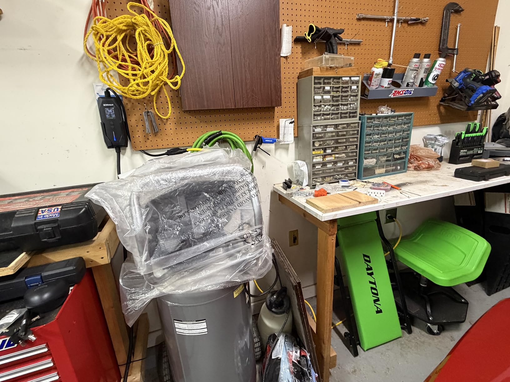 bokman Portable Level 1&2 EV Charger, 16A 20ft, NEMA 6-20P/5-15 Adapter customer photo 1