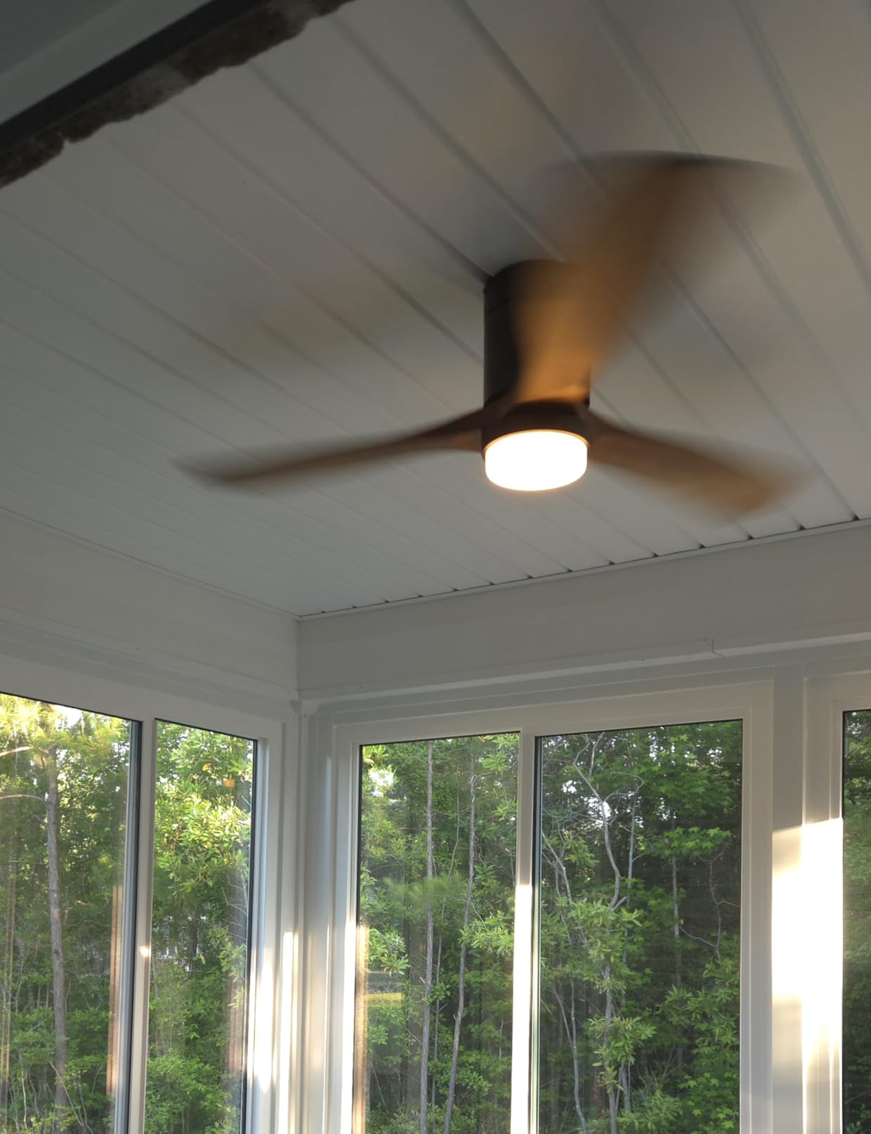 Sofucor 52 Inch Smart Ceiling Fans with Lights, Low Profile Flush Mount customer photo 1