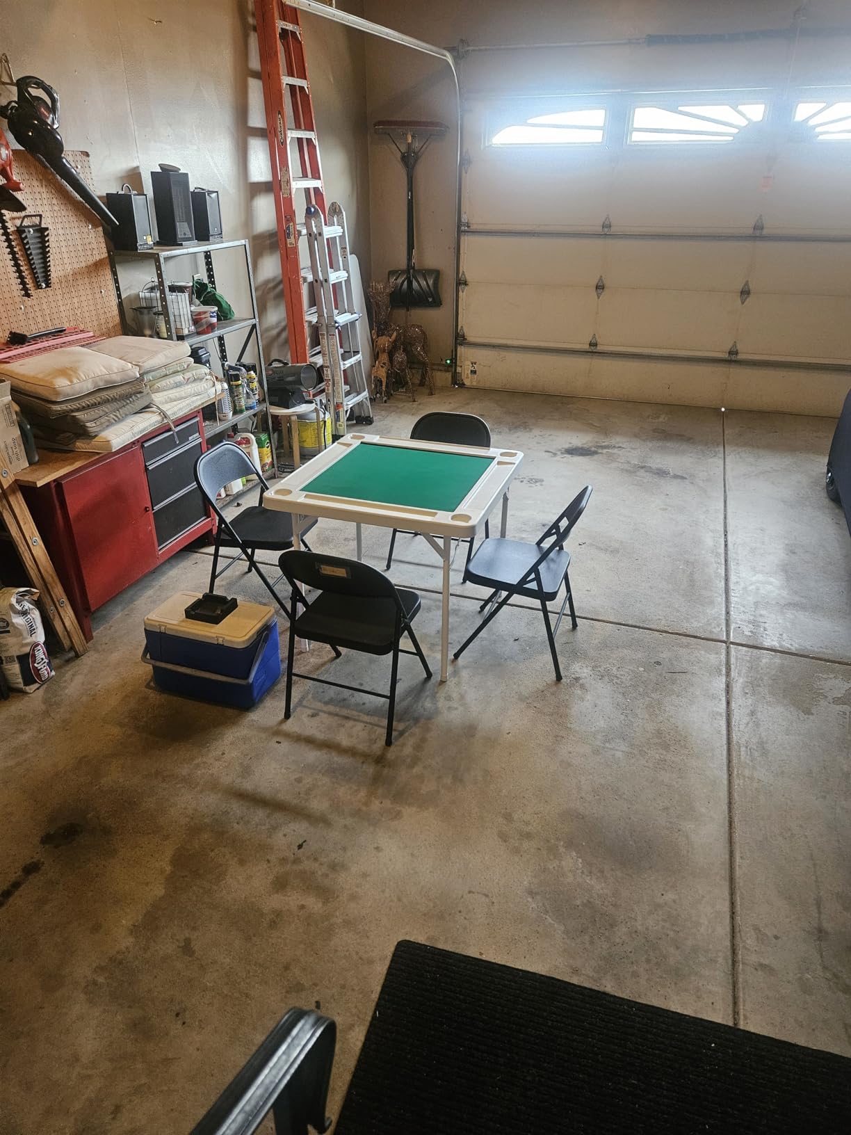 Folding Card Table, 35.4