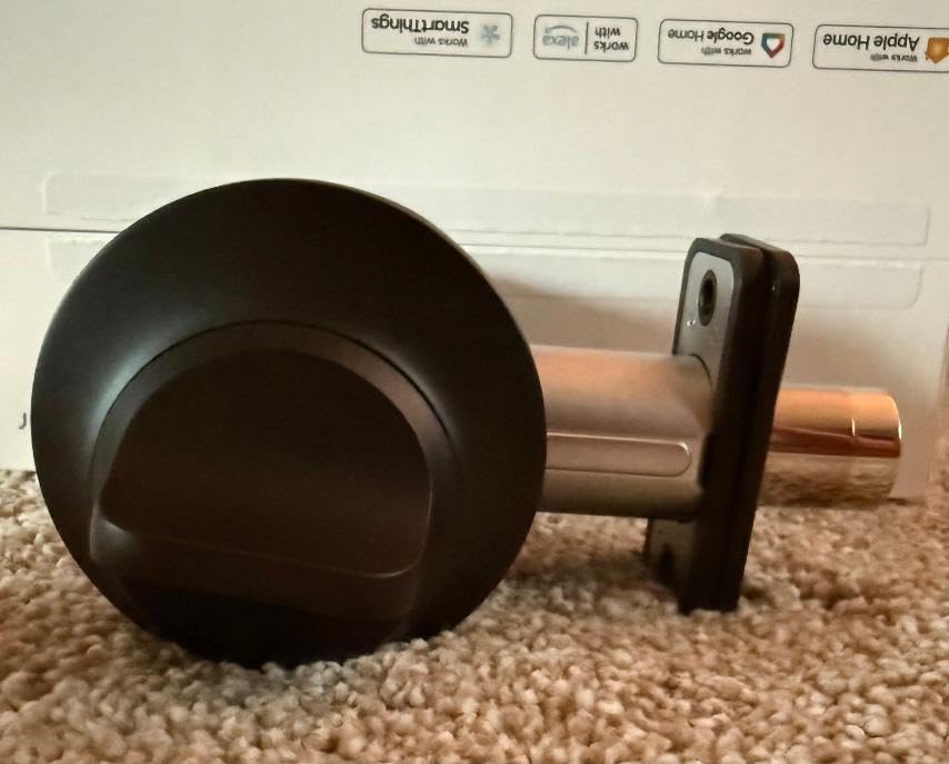 Level Lock Pro - World’s Smallest, Fastest, Innovative Smart Lock - Matter-Over-Thread Deadbolt Plus Apple Home Key - Keyless & Remote Access via Apple, Alexa, Google Home, SmartThings (Matte Black) customer photo 1
