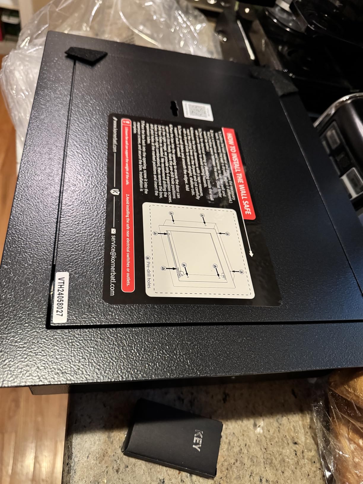 KornerBatl Small Hidden In Wall Safe Between 16