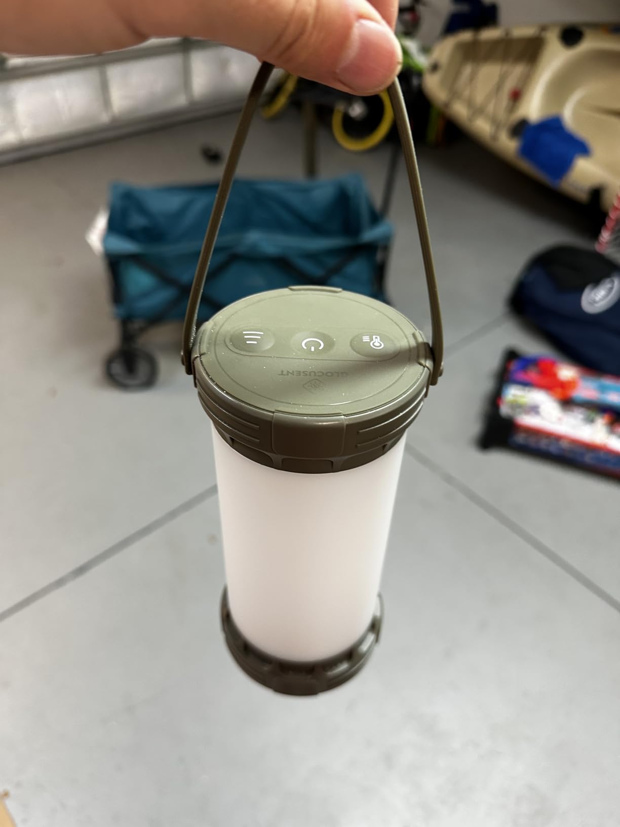 Glocusent LED Ultra Bright Camping Lantern, Camping Light with Max 1500LM customer photo 1
