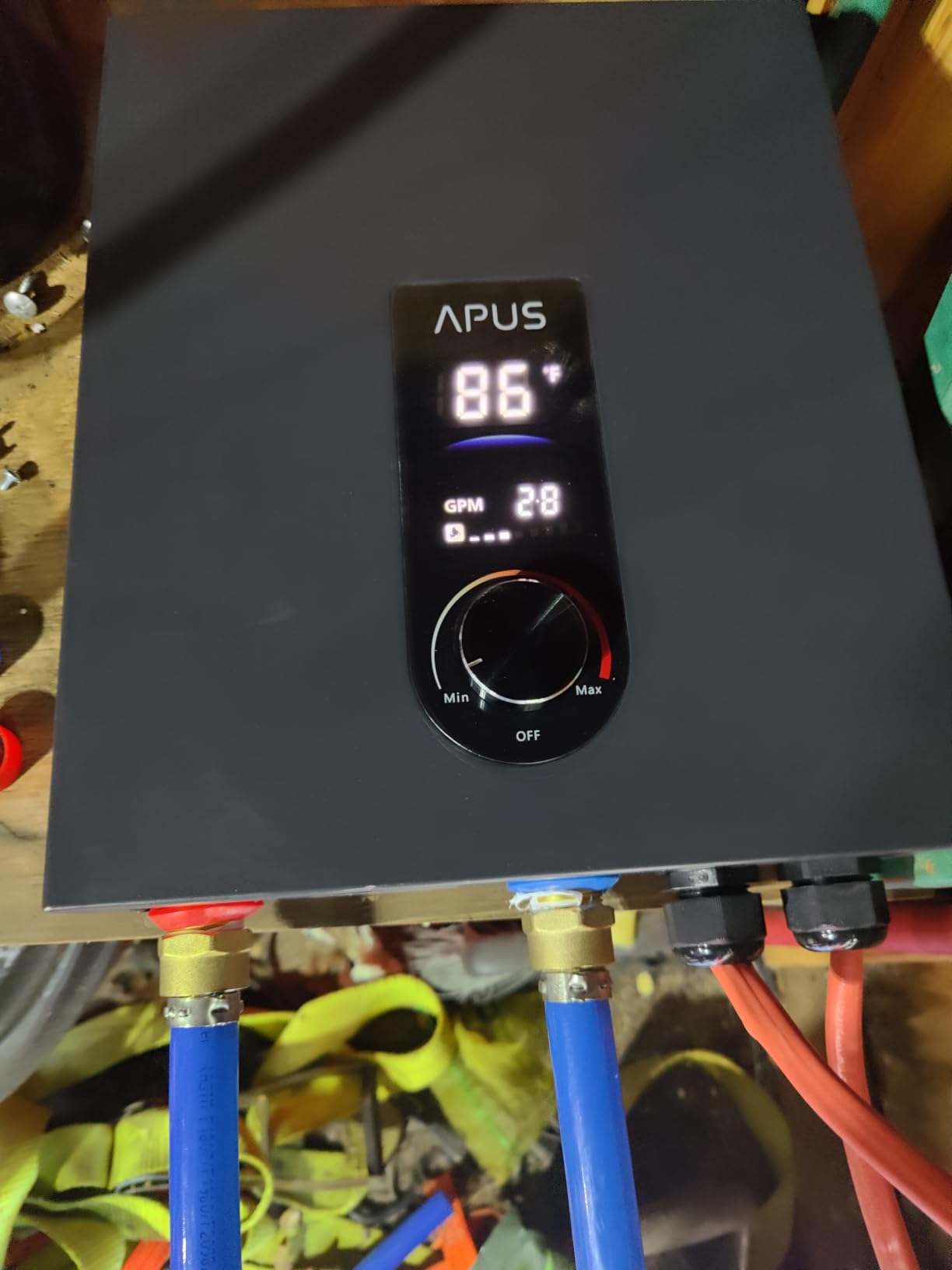 APUS 27kW Electric Tankless Water Heater, 240V, Up to 6.5 GPM, 3s Instant customer photo 1