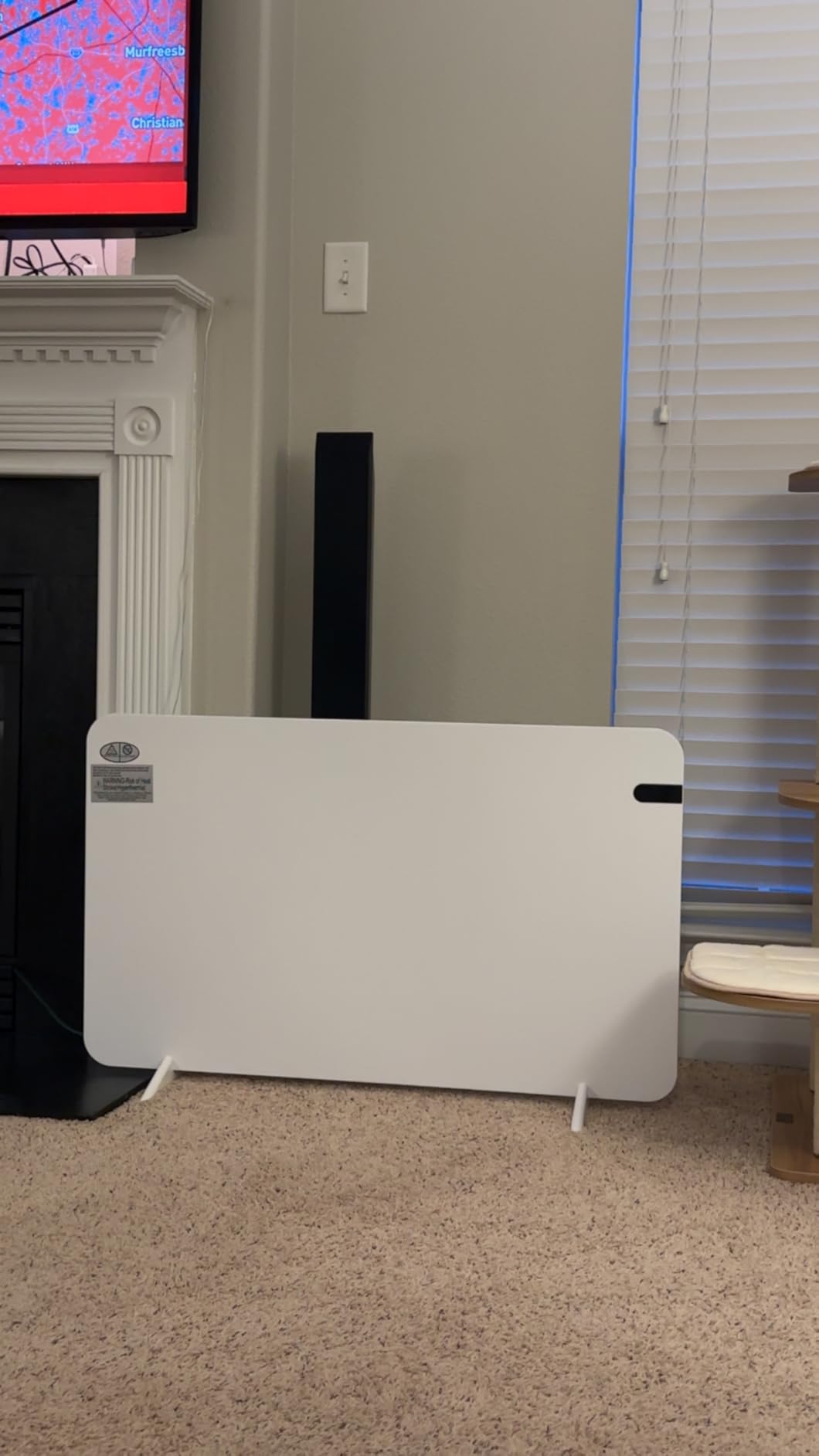 Könighaus Smart Dual Space Heater 450 W - Wi-Fi App Control - 5-12 m² customer photo 2