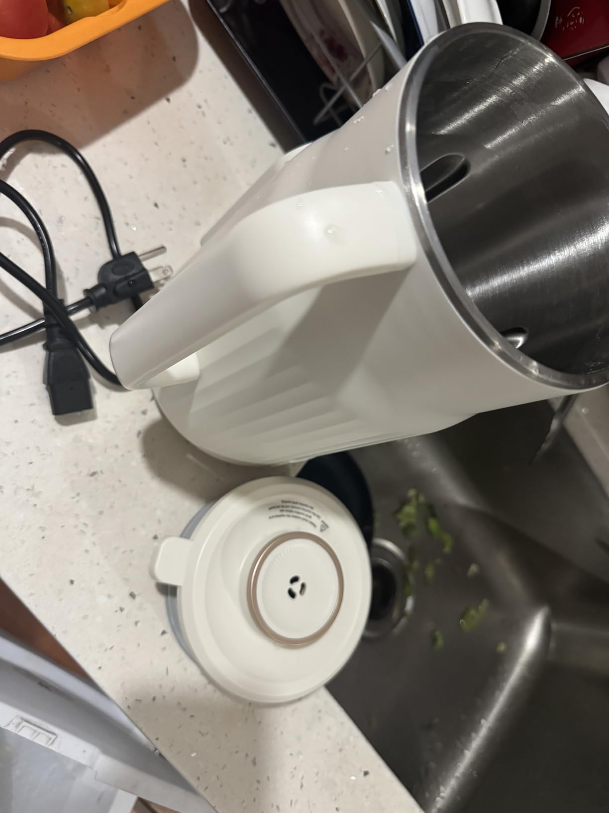 AlfaBot Nut Milk Maker Machine,35OZ Plant Milk Self Clean Automatic Blender customer photo 1