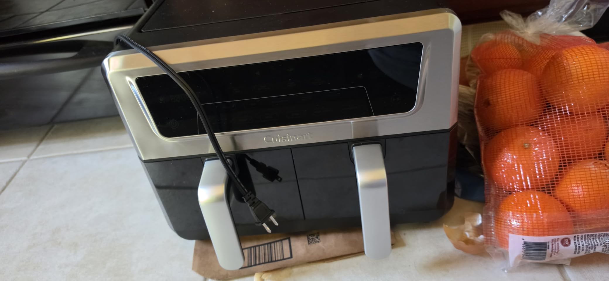 Cuisinart Dual Basket Air Fryer, Two Baskets 11 Qt in Total, 6 Functions: Air Fry, Roast, Bake, Broil, Dehydrate & Keep Warm, Features Sync Finish & Sync Settings, Toss Reminder & Auto-Pause, ADZ-112 customer photo 2