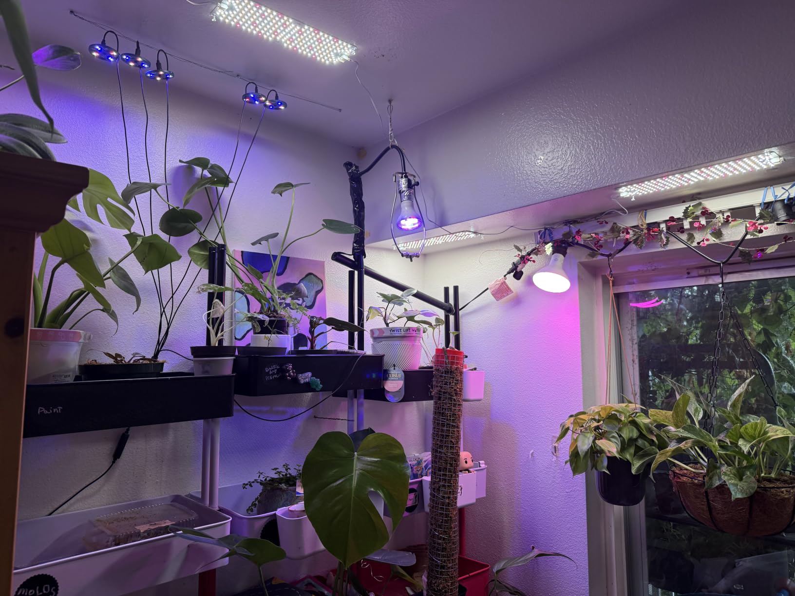 SDOVUERC Full Spectrum Grow Panel Lights for Indoor Plants and Shelves. customer photo 1
