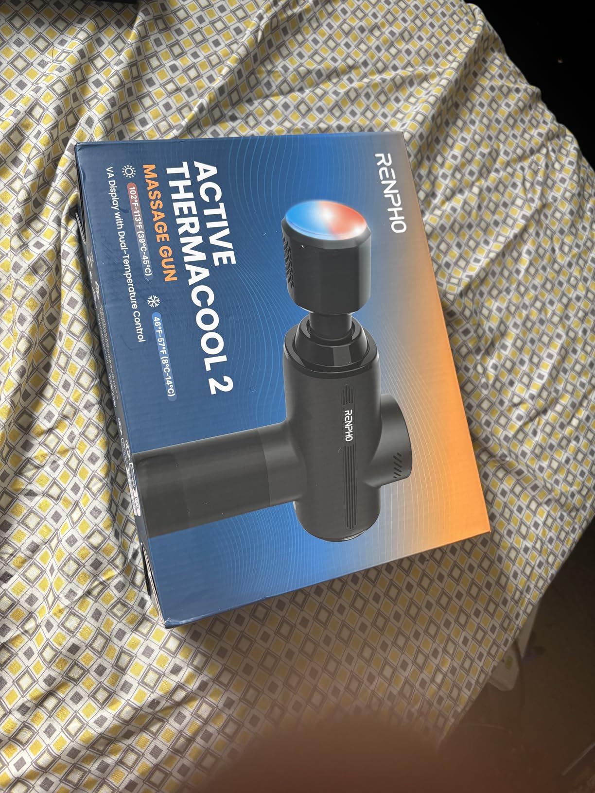 RENPHO Mini Thermacool Massage Gun with Heat and Cold, Pocket-Sized, Small customer photo 2