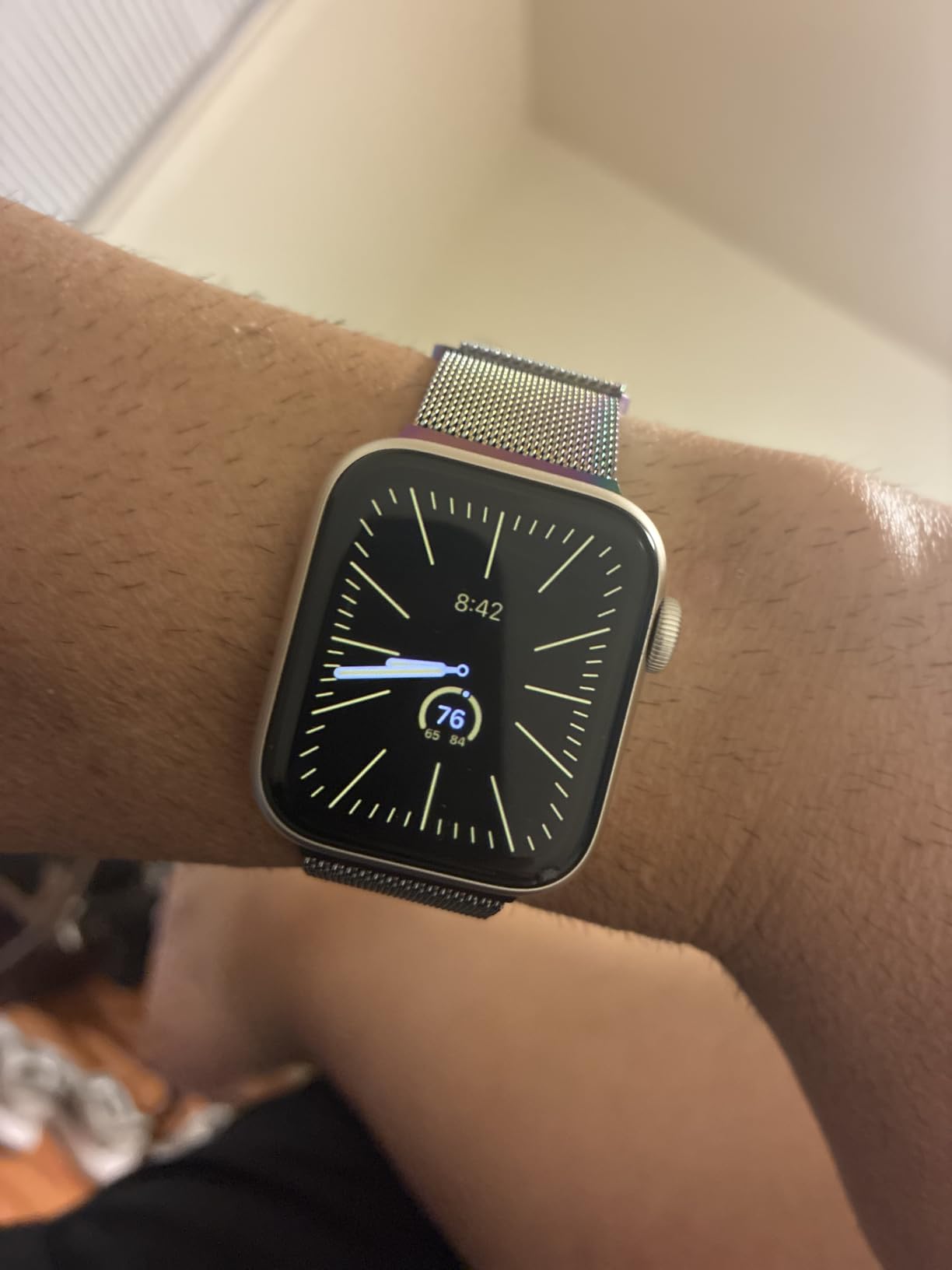 Apple Watch SE 3 [GPS 40mm] Smartwatch with Starlight Aluminum Case with Starlight Sport Band - S/M. Fitness and Sleep Trackers, Heart Rate Monitor, Always-On Display, Water Resistant customer photo 2