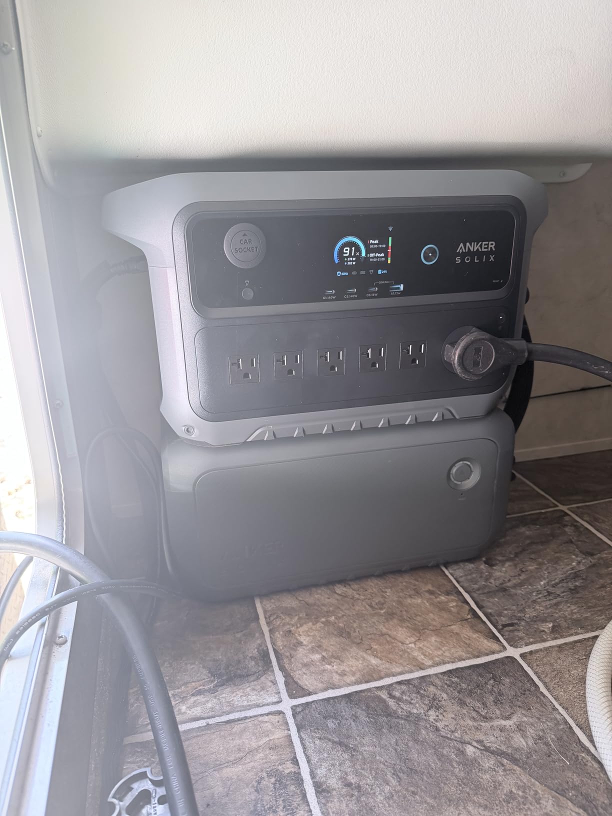 Anker SOLIX C2000 Gen 2 Portable Power Station, 2,048Wh, 2,400W, Camping customer photo 1