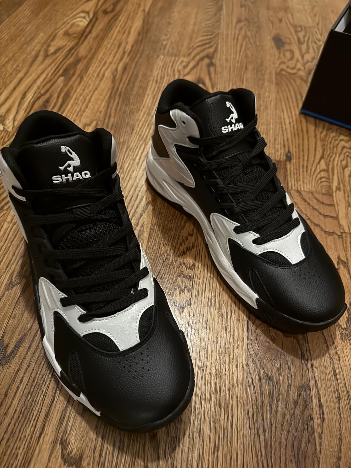 SHAQ Devastator High Top Basketball Shoes for Men, Indoor or Outdoor Court Basketball Mens Sneakers - Black, White, Green, Blue, Orange or Red Size 8 to 15 customer photo 2