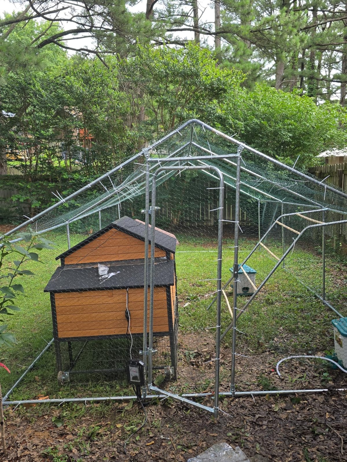 20x10 FT Extra Large Metal Chicken Coop, Walk-in Poultry Run Pen customer photo 1