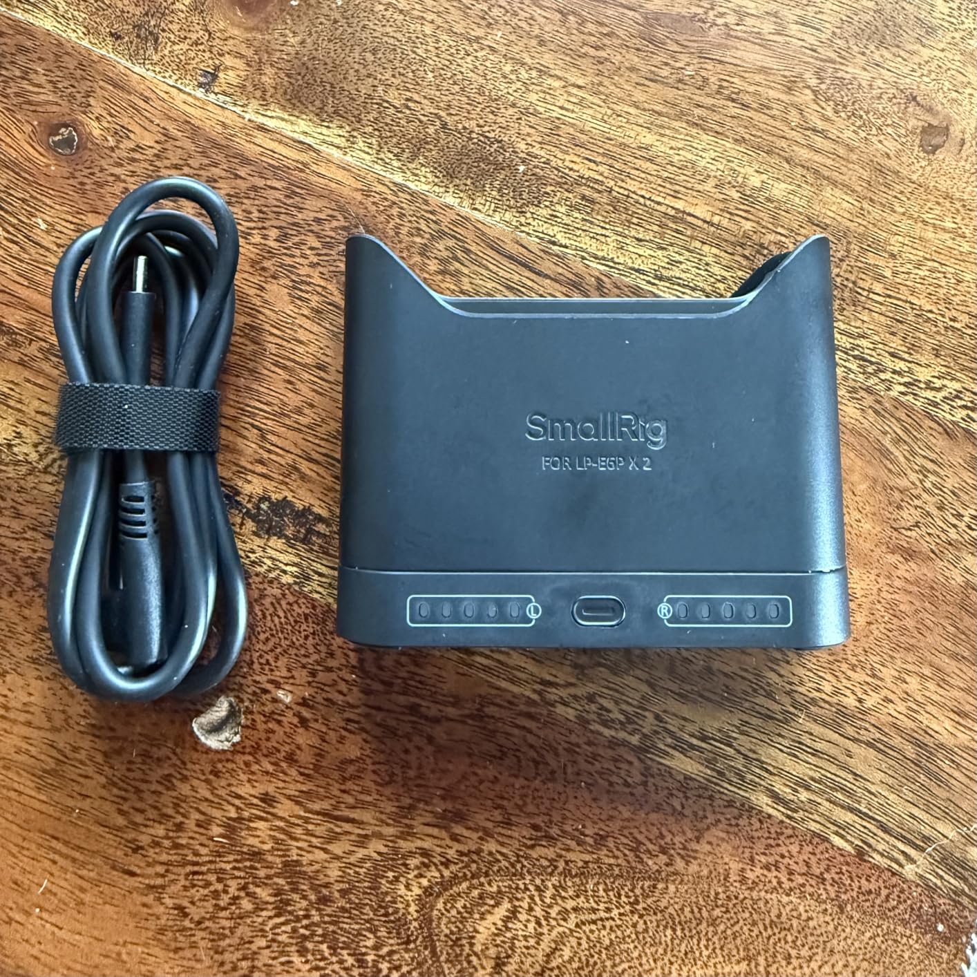 SMALLRIG LP-E6P Battery Charger for Canon, 2H Dual Slot 22.5W USB-C Charge customer photo 2