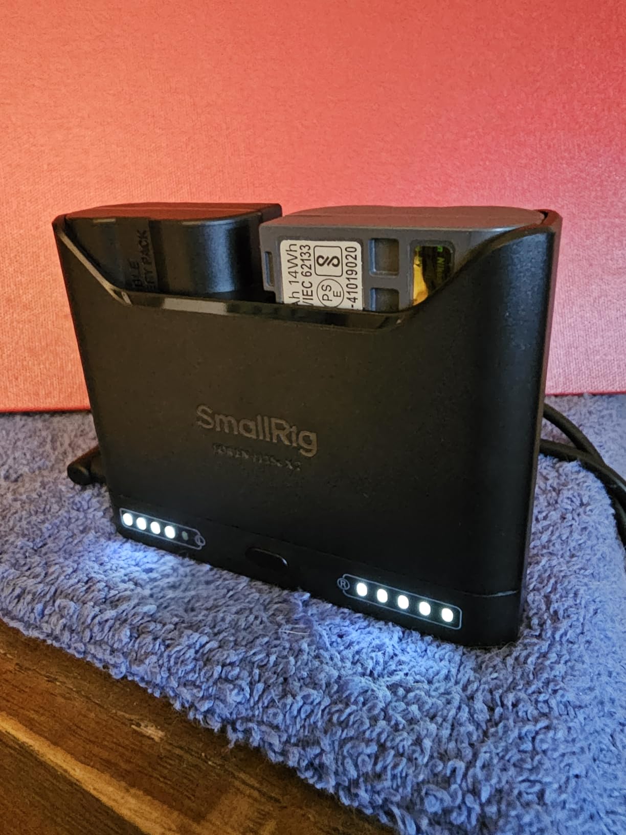SMALLRIG EN-EL15c Battery Charger for Nikon, 2H Dual Slot 22.5W Charge | USB-C Charger with LED Display, for Nikon ZR, Z6III, Zf, Z8, Z7II, Z7, Z6II, Z6, D850, D810, D780, D750, D500, D7500, D7200 customer photo 1