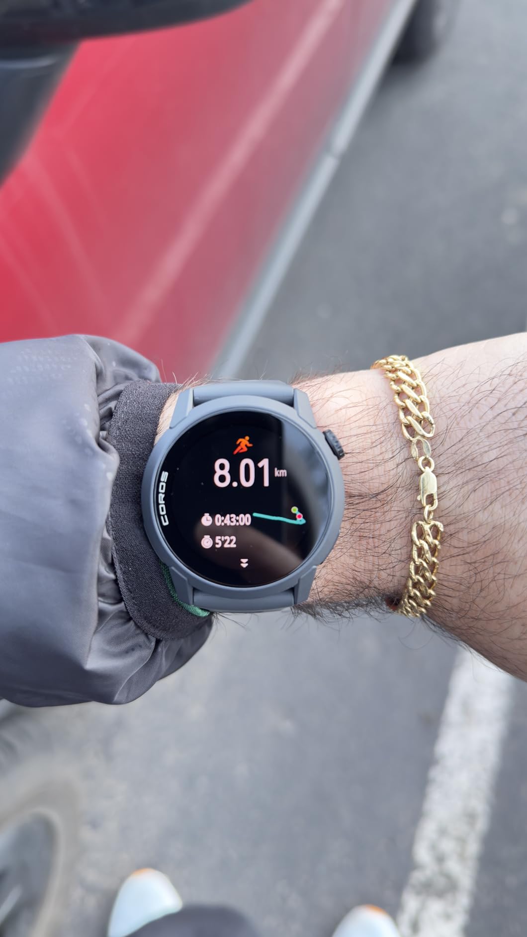 COROS PACE 4 Ultralight Sport GPS Watch for Run- Black Silicone, Standard customer photo 2