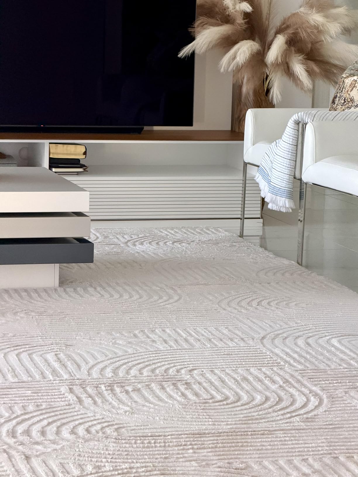 Sour Lemon Area Rugs 9x12 Living Room Bedroom, Grey Rug Large Carpet customer photo 1
