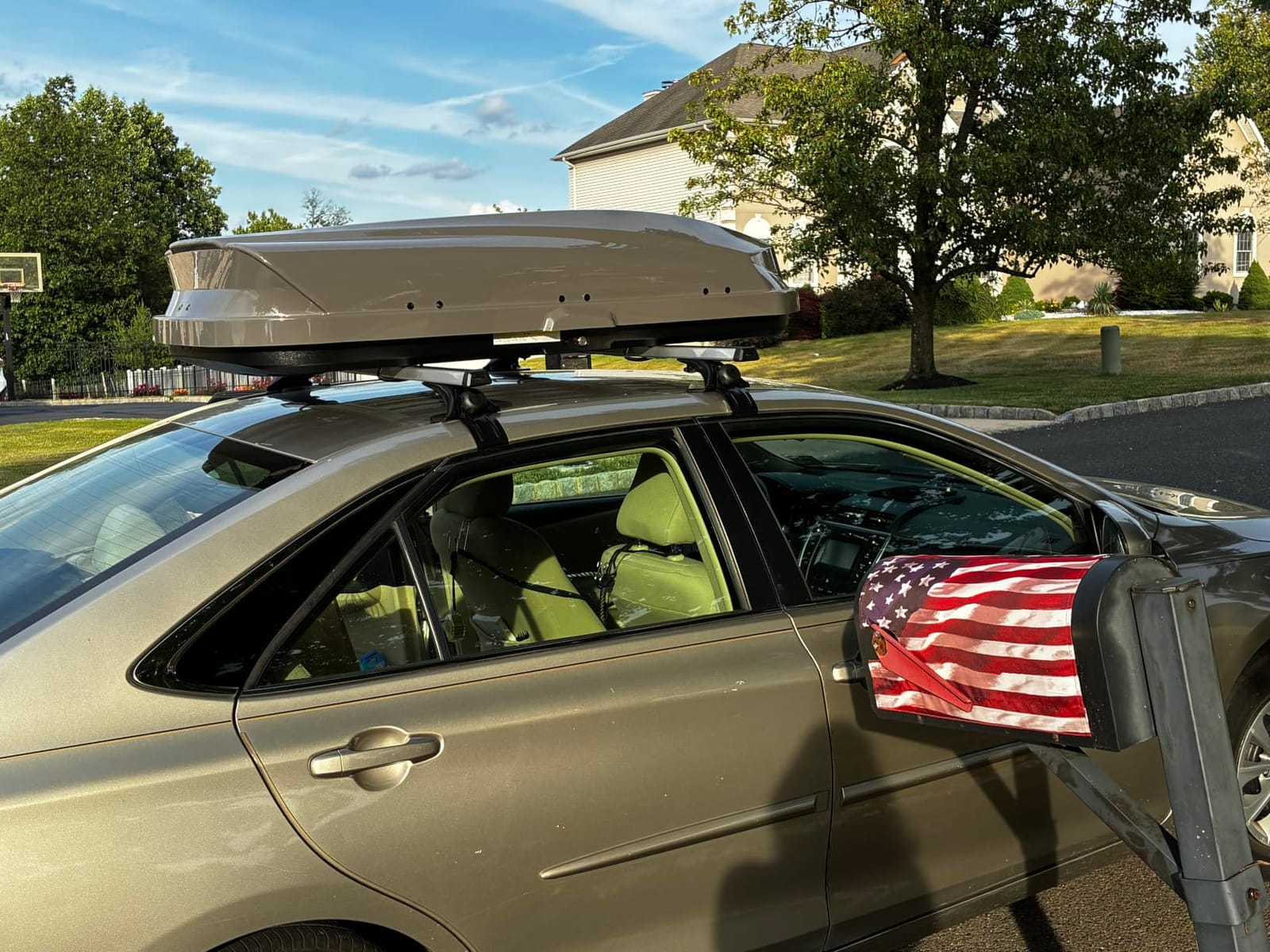 Roof Cargo Box, Dual-Side Opening Design, 14 Cubic Feet Capacity customer photo 1