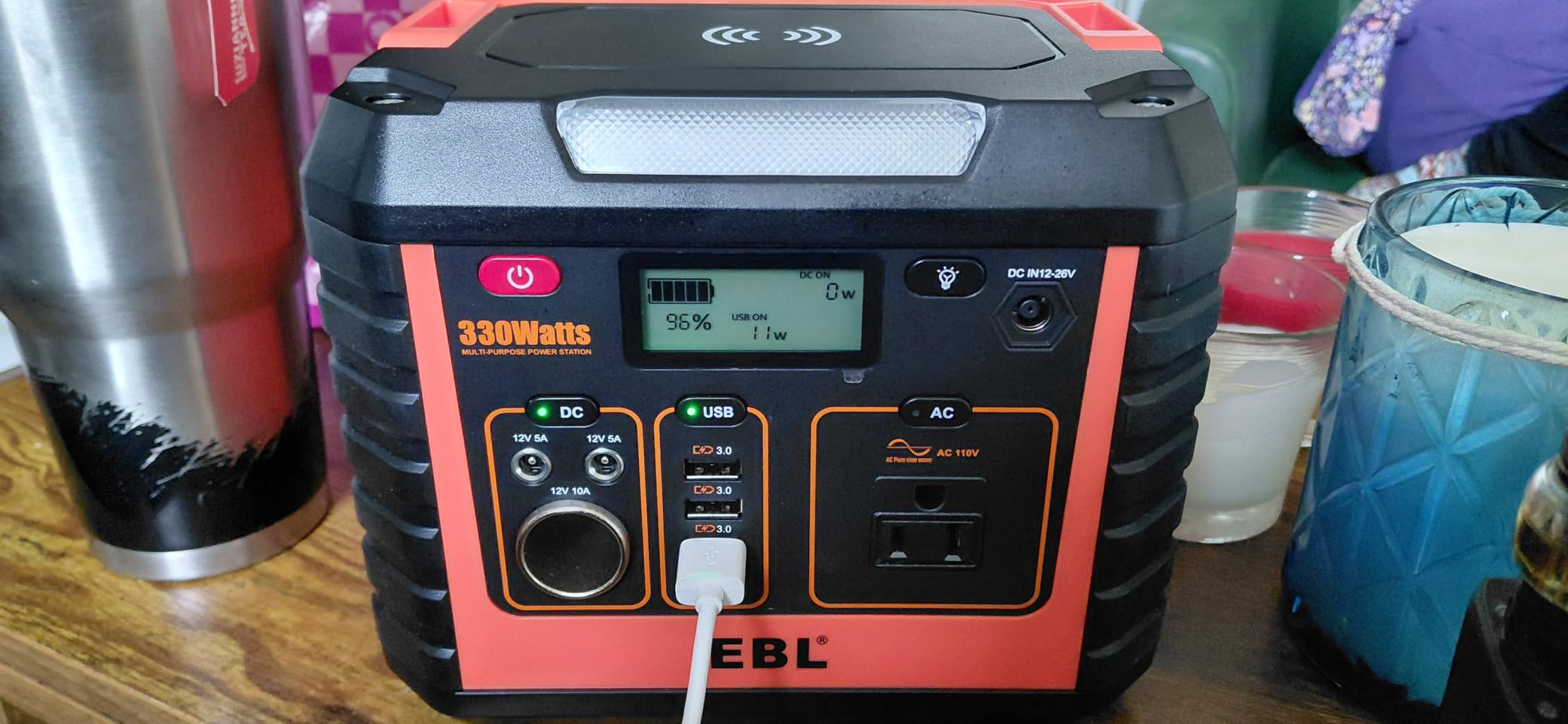EBL Portable Power Station 1000W 999Wh Solar Generator for Outdoor Home customer photo 1