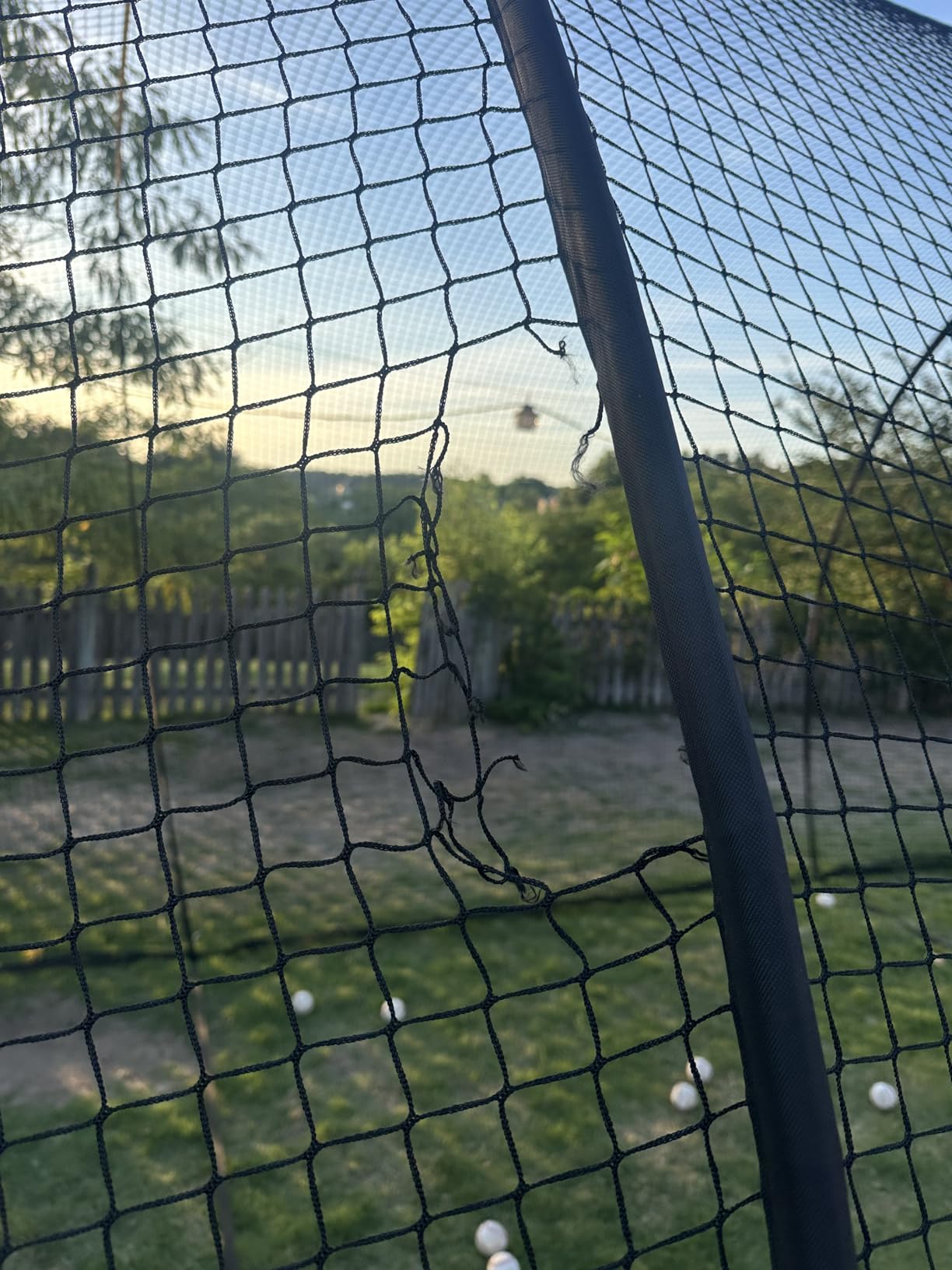 VEVOR Baseball Batting Cage,Carbon Steel/Fiberglasss Portable Batting Cage customer photo 2